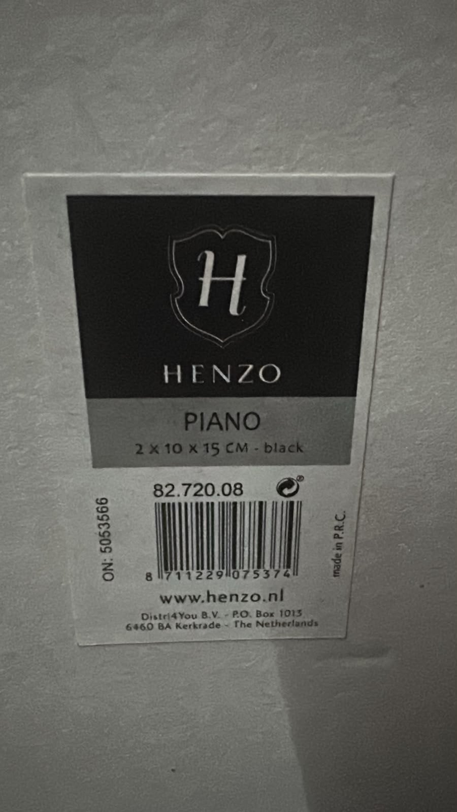 Henzo Piano Fotolijst 2x 10x15 cm - Zwart, Ophalen