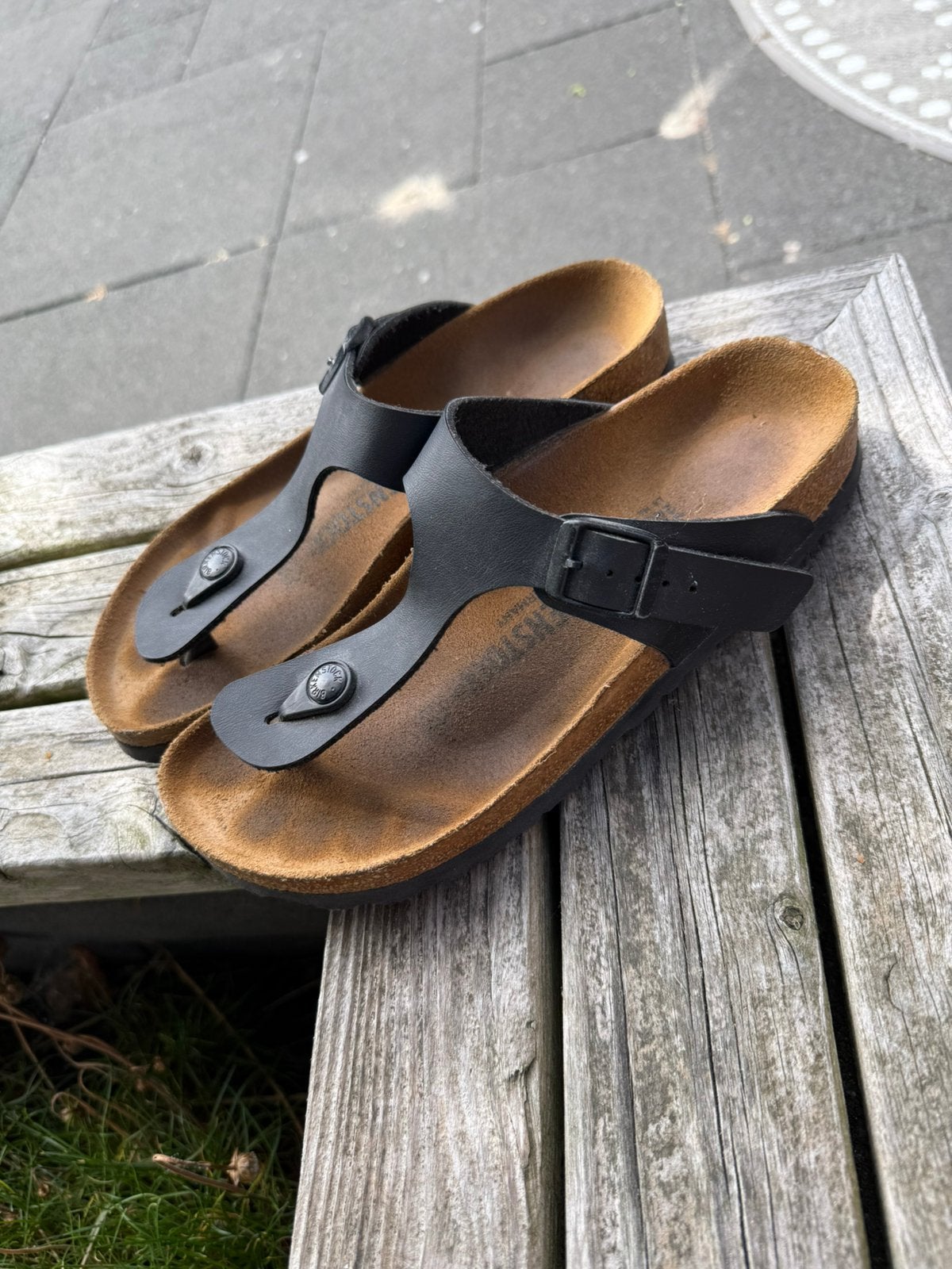 Birkenstock maat 37 zwart, Ophalen, Zo goed als nieuw, Jongen of Meisje, Overige typen