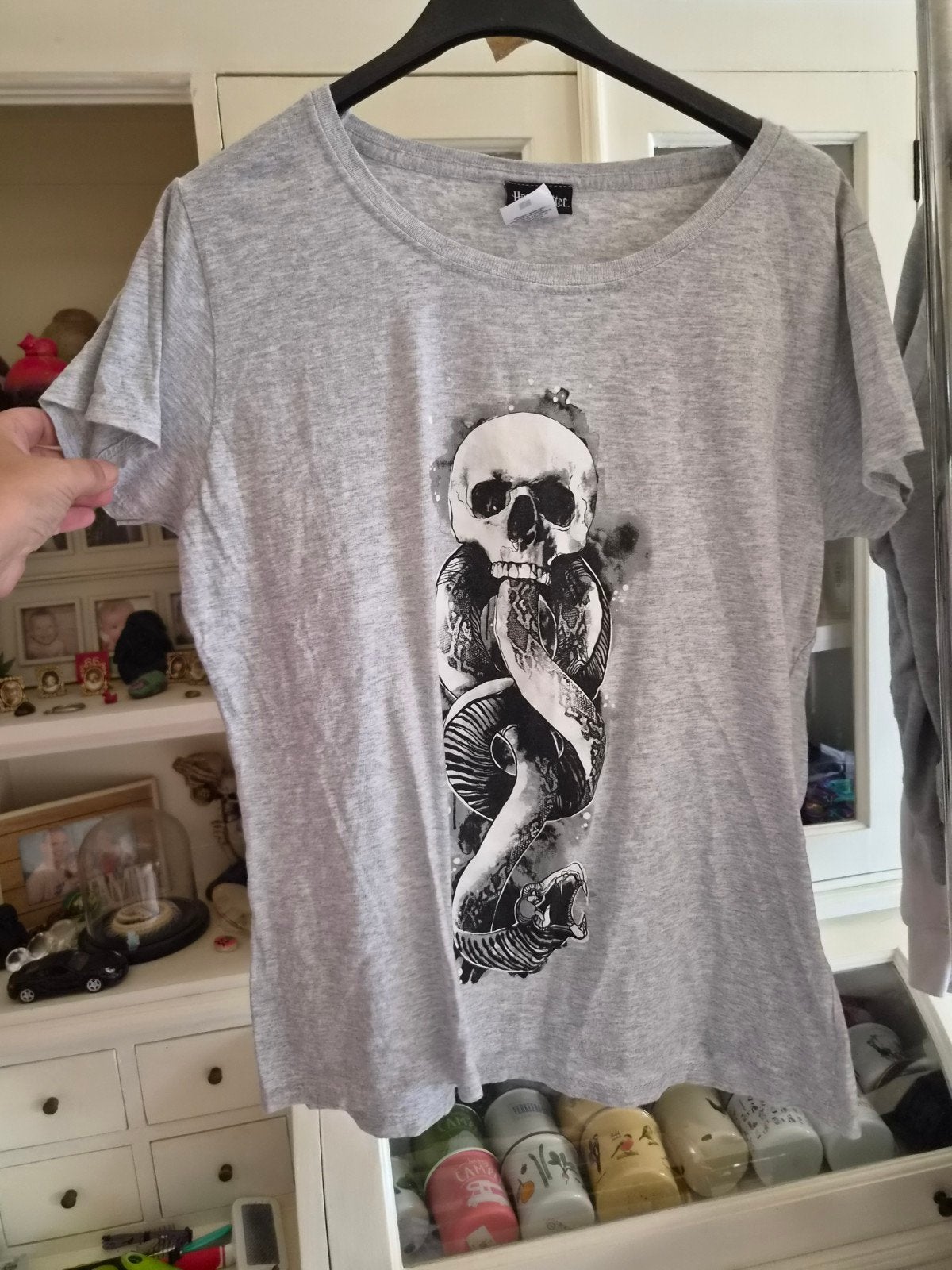 Harry Potter T-shirt met schedel en slang print, Maat 42/44 (L), Ophalen of Verzenden, Korte mouw, Harry Potter
