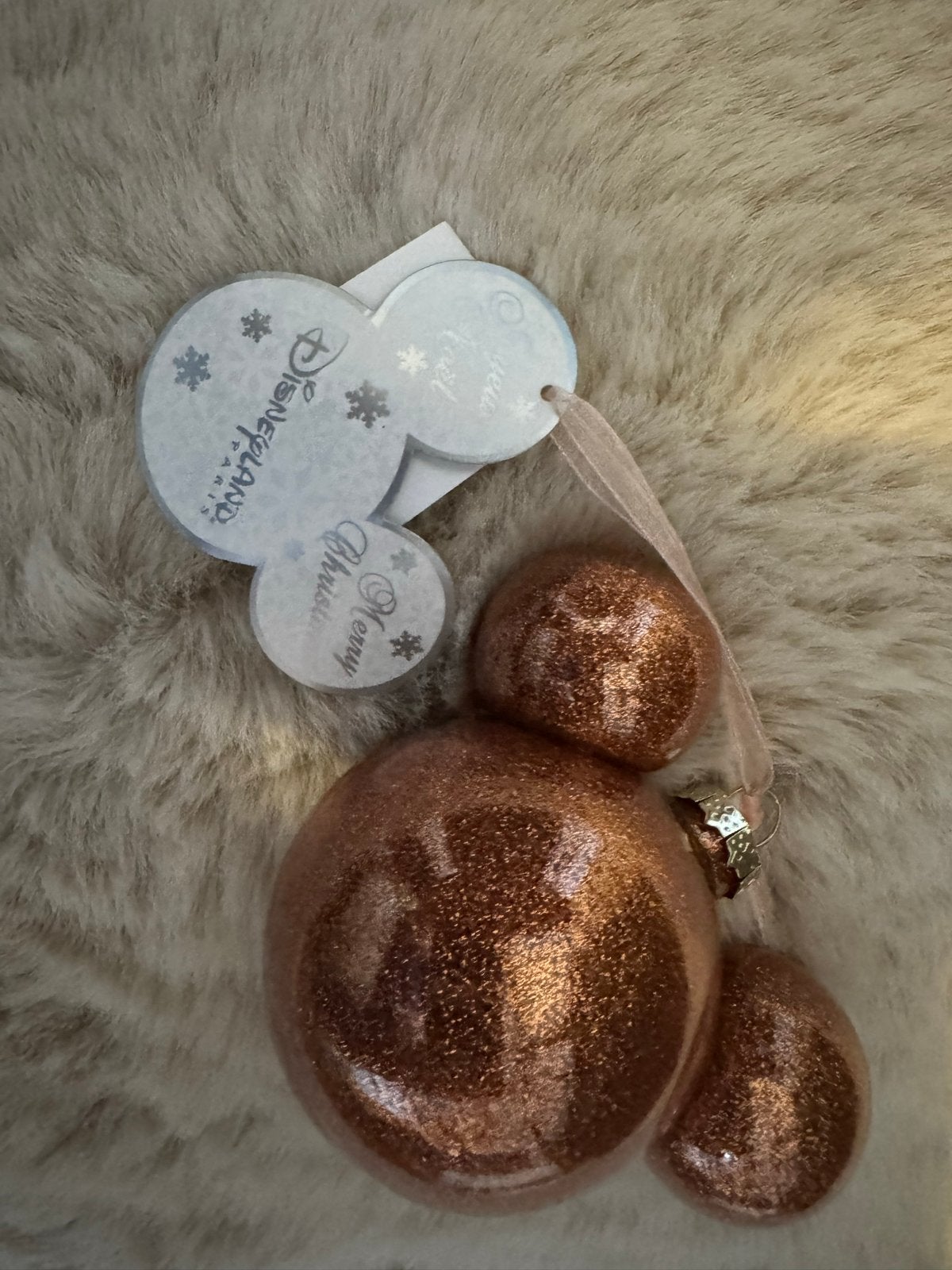 Mickey mouse kerstbal disneyland parijs nieuw, Ophalen
