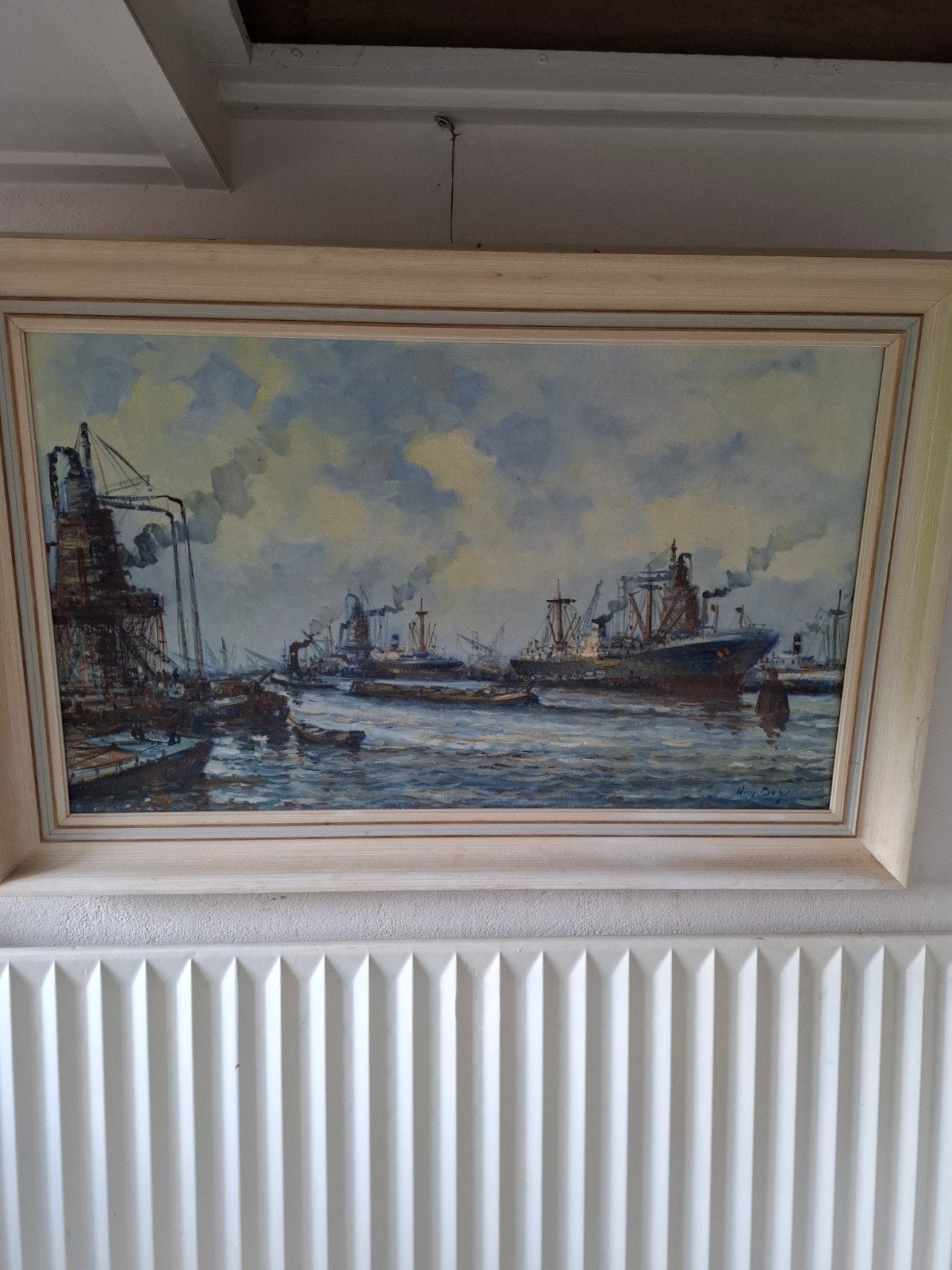 Wim Bos Havengezicht Rotterdam, Ophalen