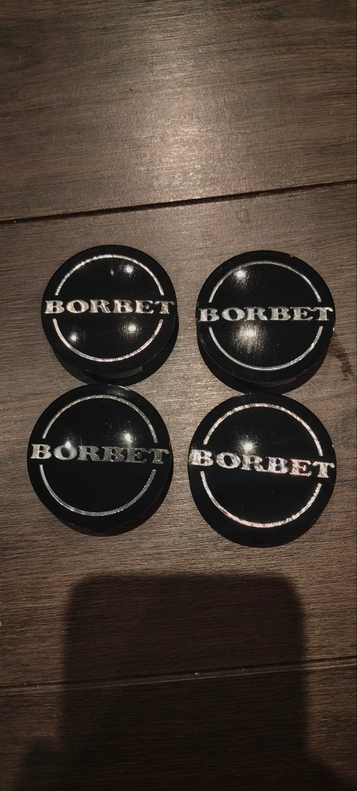Orginele Borbet naafdoppen (set van 4), Ophalen of Verzenden, Zo goed als nieuw