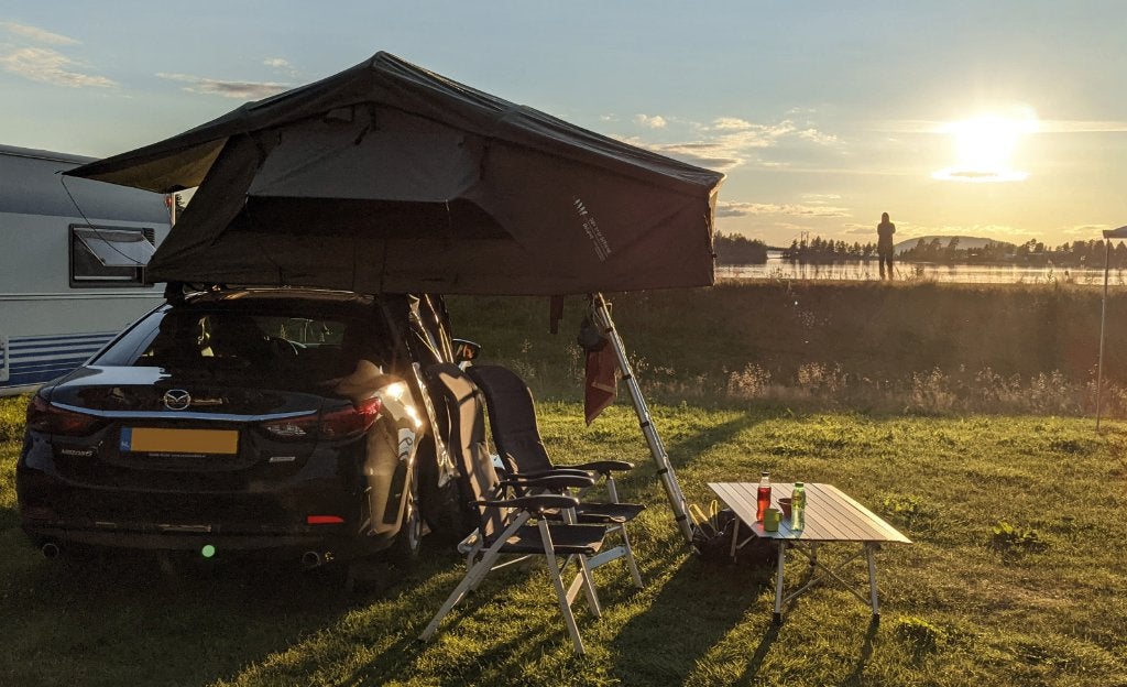 Dare to be different 140l daktent, Caravans en Kamperen, Tenten, Ophalen, Gebruikt, Tot en met 2