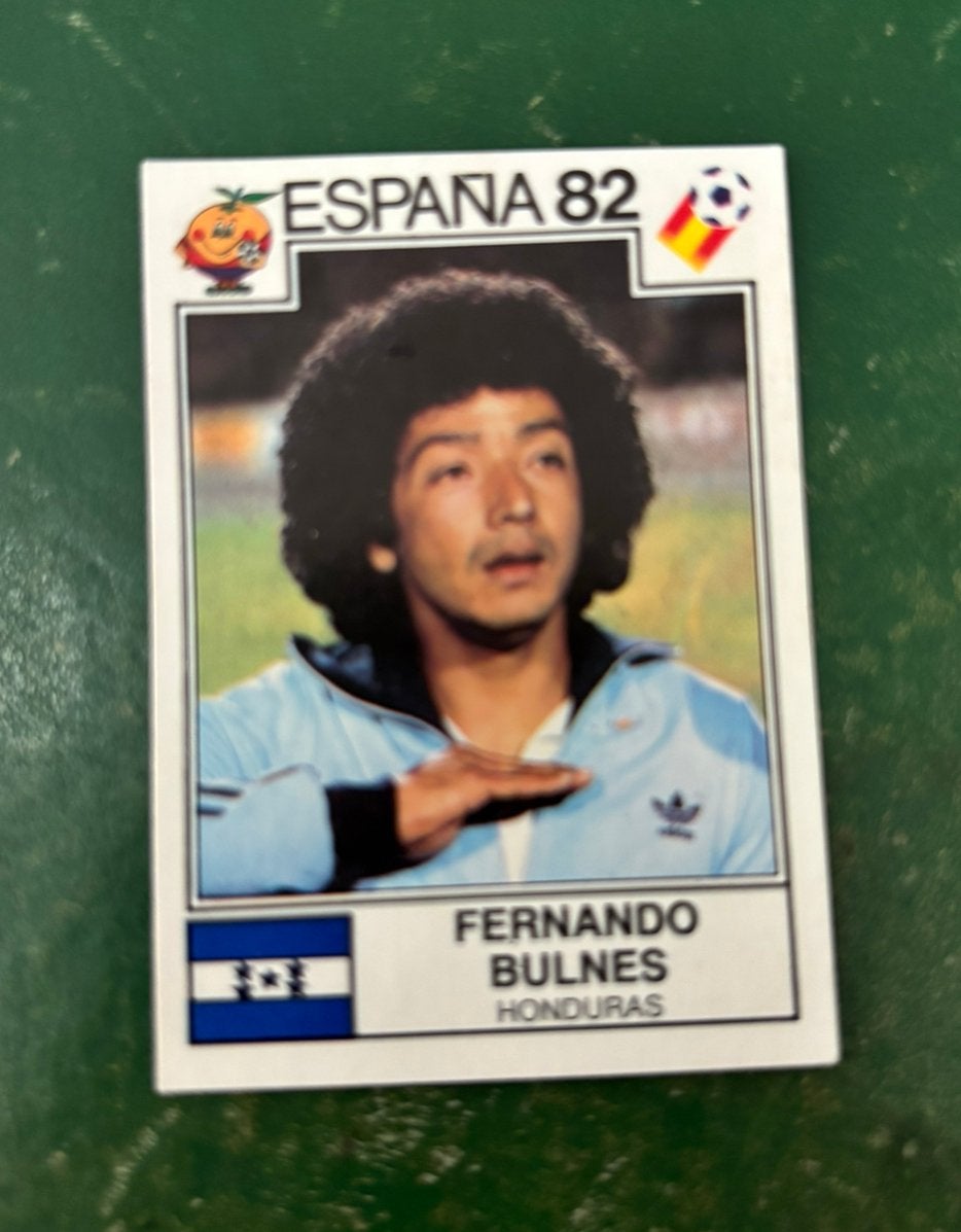 Panini plaatje Fernando Bulnes Honduras WK 82, Ophalen of Verzenden
