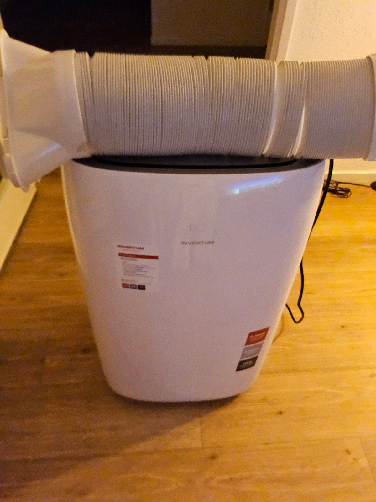 Zgan. Inventum mobiele Airco AC125W, Witgoed en Apparatuur, Airco's, Zo goed als nieuw, Mobiele airco, 3 snelheden of meer, Ophalen
