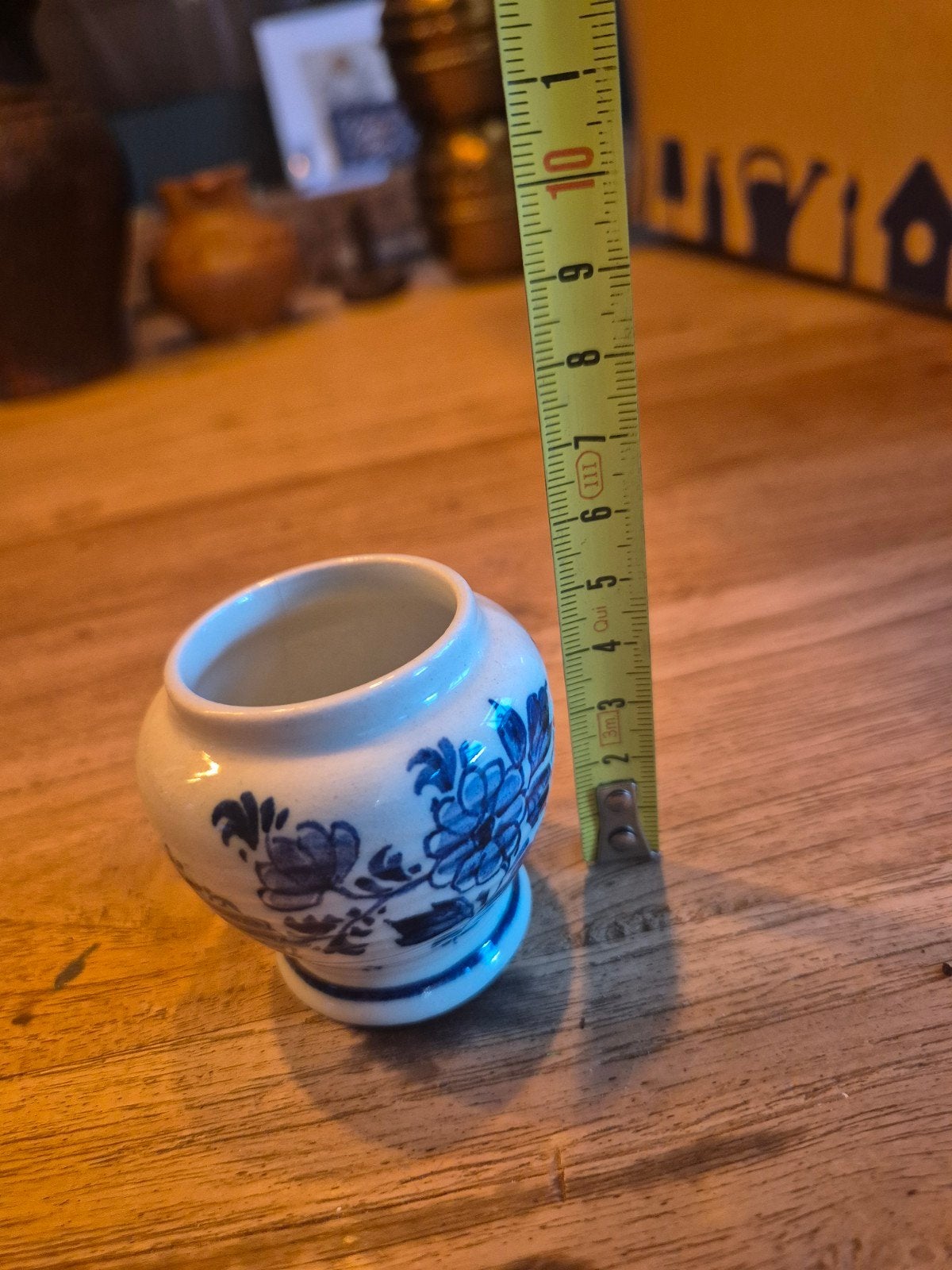 Delfts Blauw miniatuur vaasje - RAM, Ophalen of Verzenden