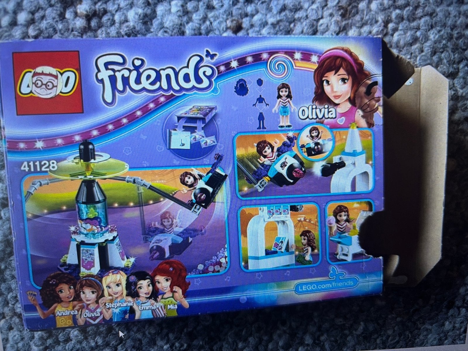 LEGO Friends Pretpark Ruimtevlucht 41128 (compleet met doos), Ophalen of Verzenden, Gebruikt