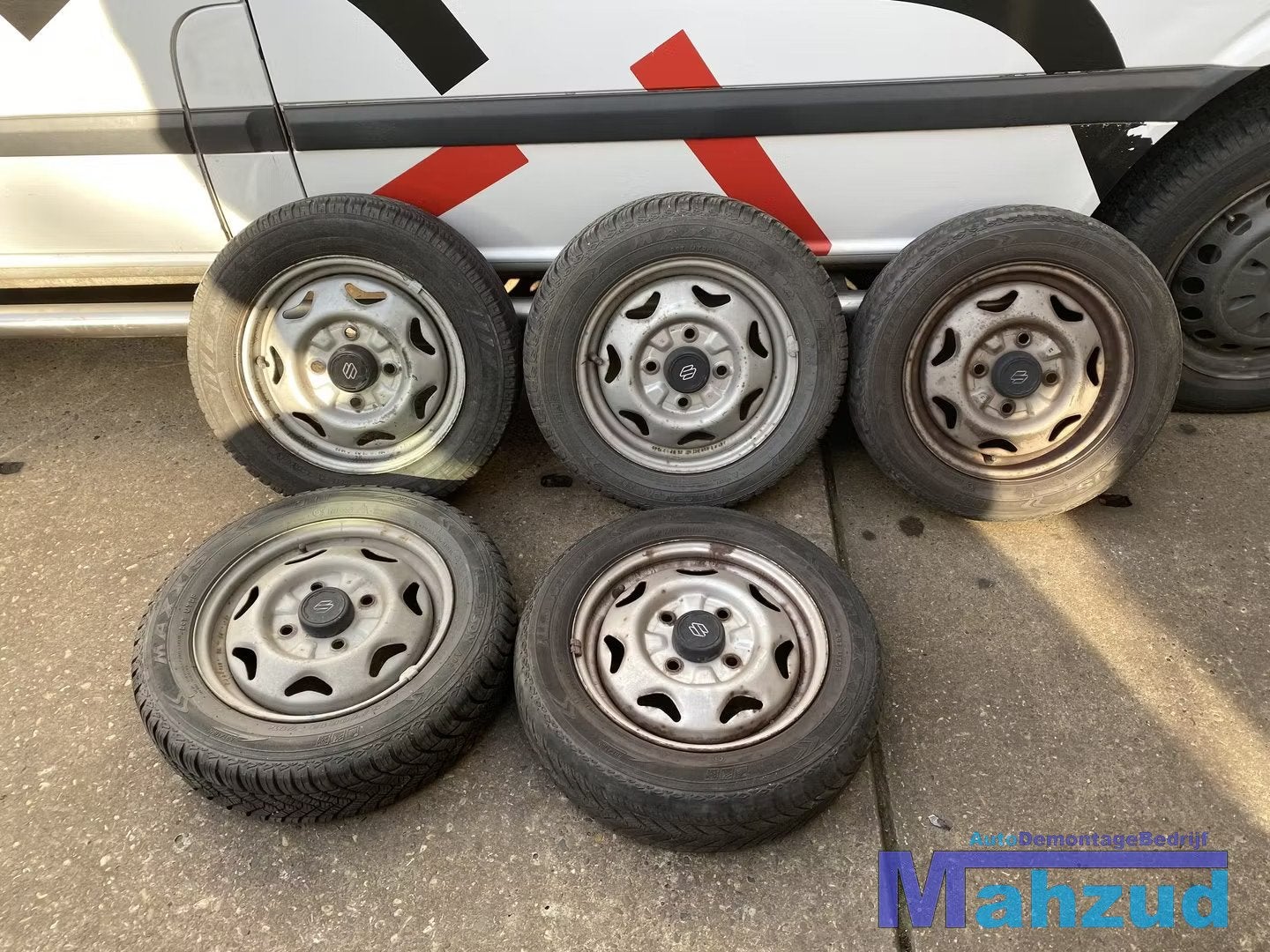 SUZUKI ALTO banden velgen set 13 inch 4x114.3, Info@fabrikant.eu, Fabrikantstraat 1
1000 AA  Amsterdam, NL, Ophalen of Verzenden