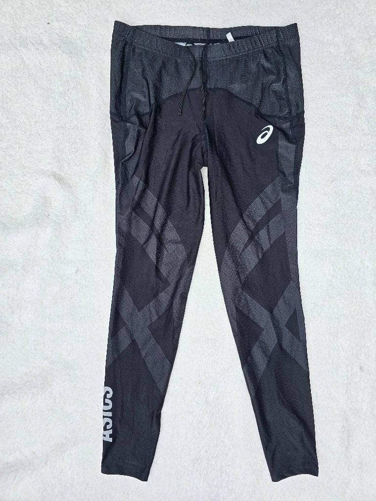 Asics motion muscle support running tight (X)L, Gebruikt, Verzenden, Kleding, Hardlopen