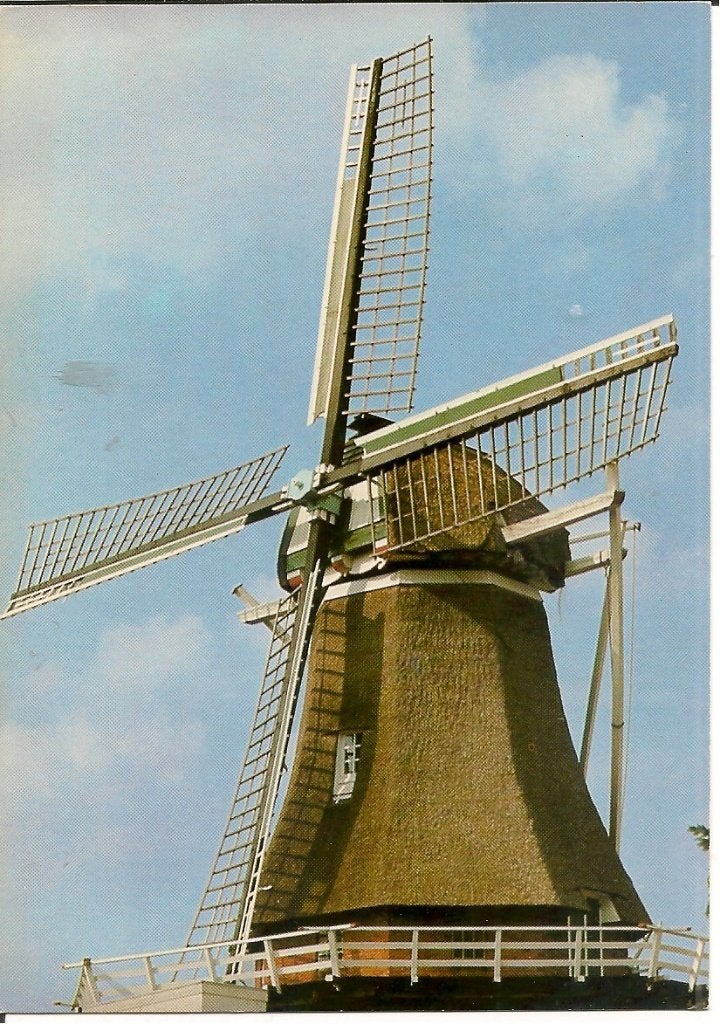 Ansichtkaart Emmer-Compascuum Molen, Verzamelen, Ansichtkaarten | Nederland, Ophalen of Verzenden, 1960 tot 1980, Ongelopen, Drenthe