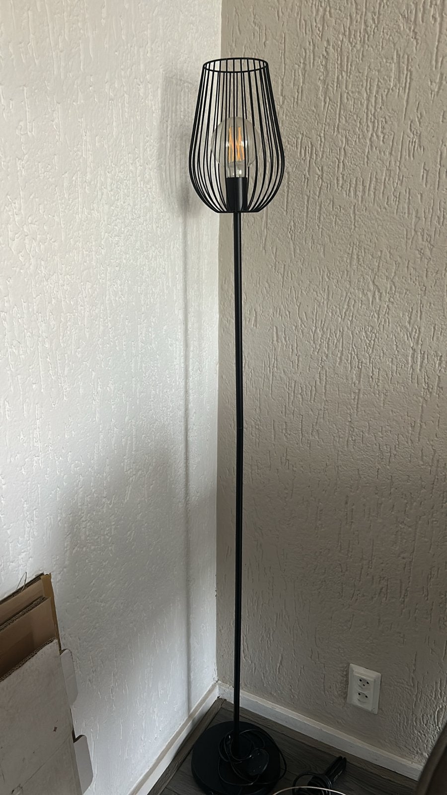 Staande lamp voor woonkamer of slaapkamer - Goede staat, Huis en Inrichting, Ophalen, Metaal, E27 (groot), 150 tot 200 cm