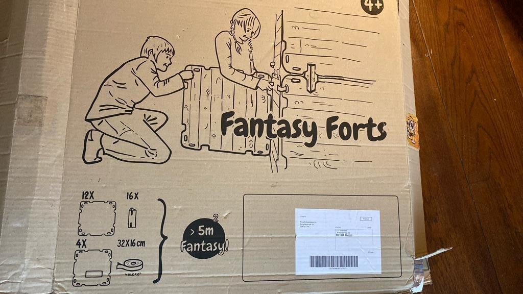 Fantasy Forts bouwpakket, Ophalen, Gebruikt