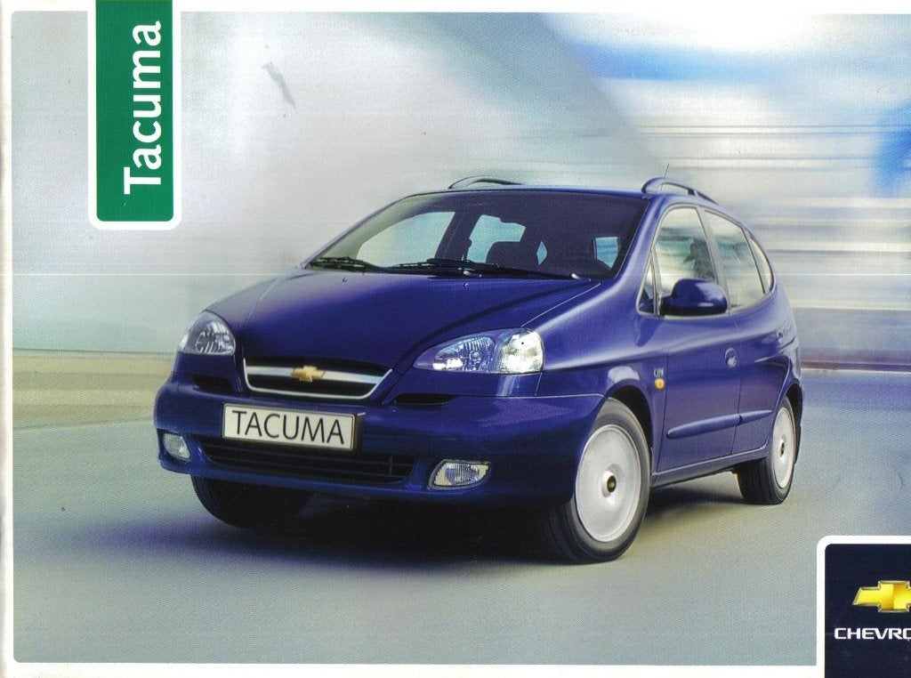 Brochure Chevrolet Tacuma 2005, Ophalen of Verzenden, Gelezen, Chevrolet