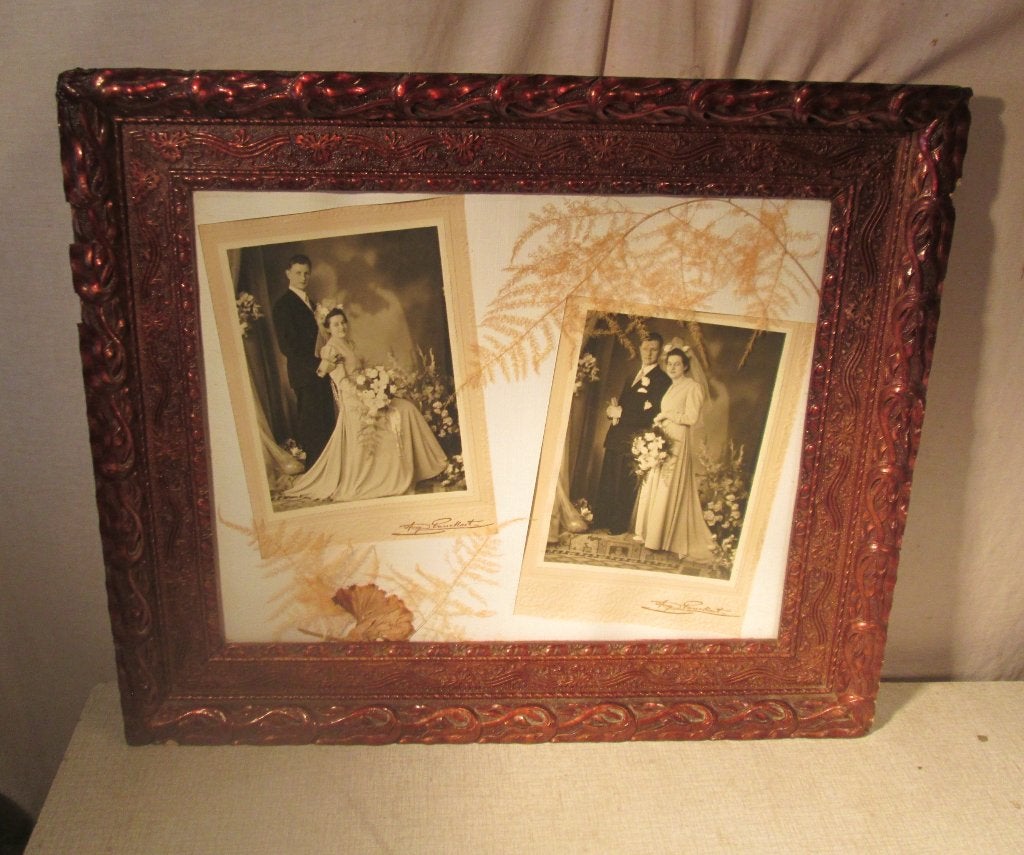 Prachtige Antieke houten fotolijst - 65x55 / 50x40, Audio, Tv en Foto, Fotografie | Fotolijsten, Standaard fotolijst, Ophalen of Verzenden