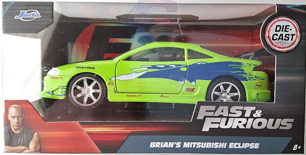 Jada Brian's Mitsubishi Eclipse, Fast & Furious, Ophalen, Nieuw, Auto, Overige merken
