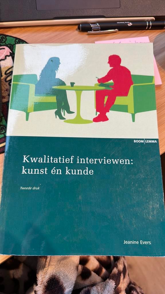 Jeanine Evers - Kwalitatief interviewen, Boeken, Jeanine Evers, Sociale wetenschap, Ophalen of Verzenden, Zo goed als nieuw
