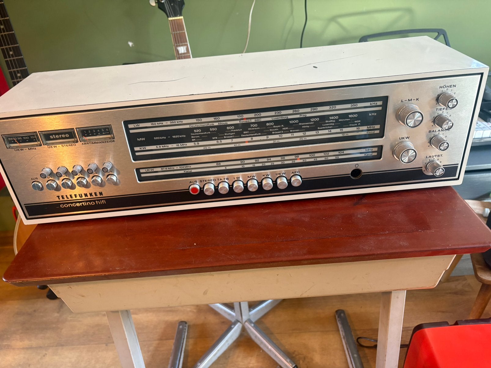 Radio Telefunken Concertino, Ophalen