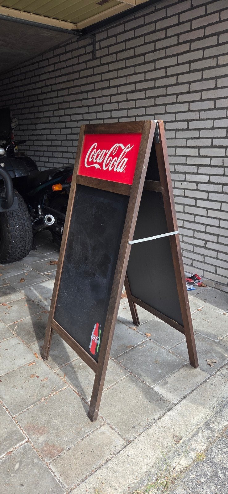 coca cola bord, Ophalen, Gebruikt, Reclamebord