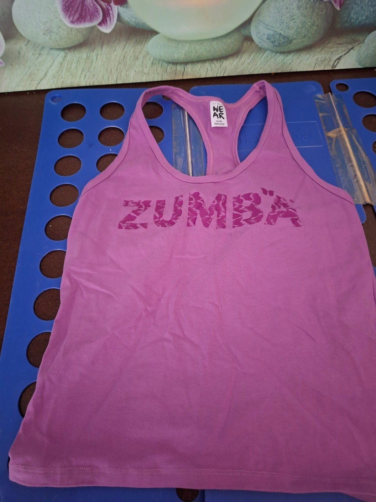 Paarse Zumba Top Maat L - Let op: kan klein uitvallen, Paars, Maat 42/44 (L), Zumba Wear, Ophalen of Verzenden