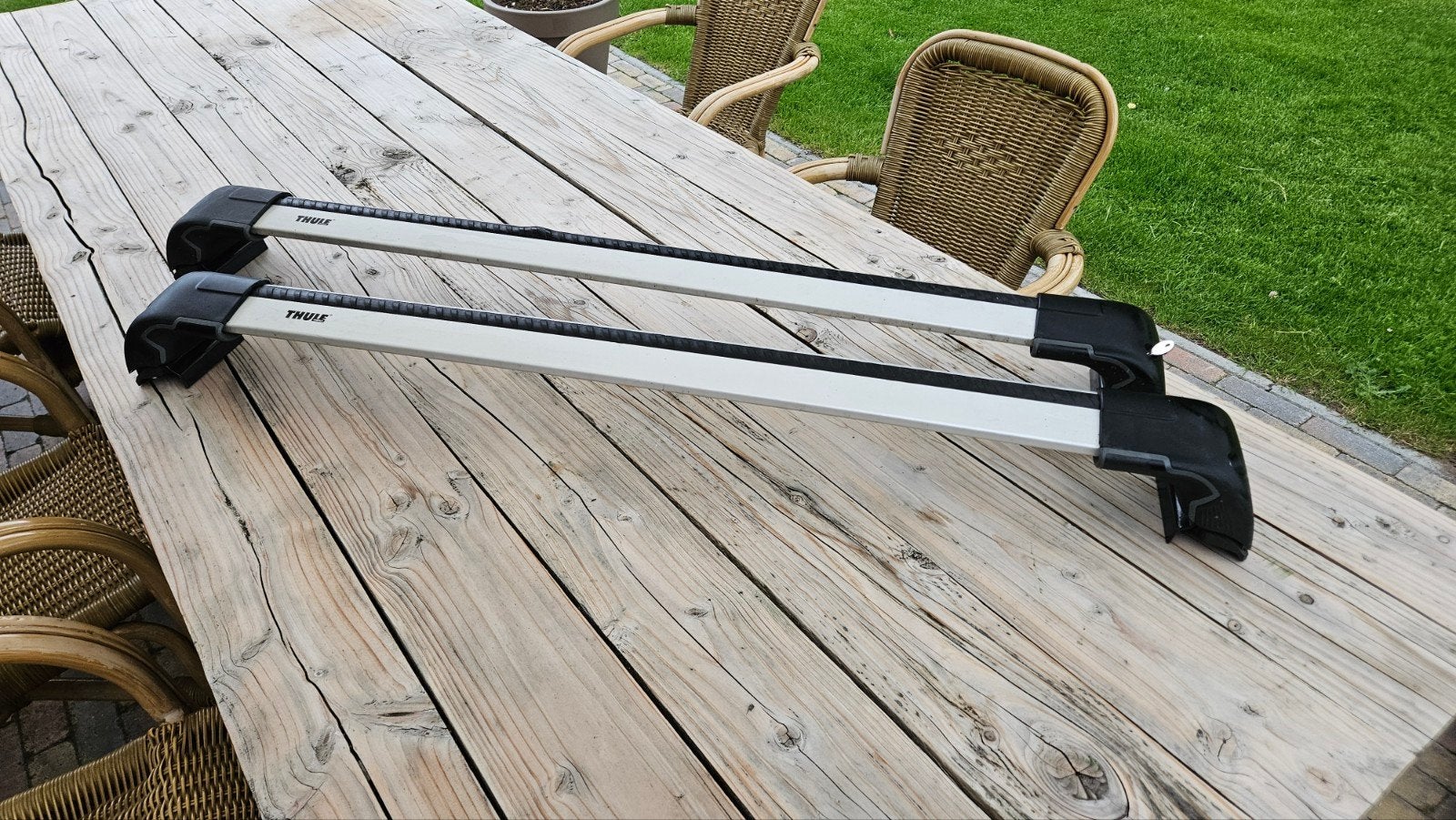 Thule Wingbar Edge dakdragers Mitsubishi Outlander, Auto diversen, Dakdragers, Ophalen, Gebruikt