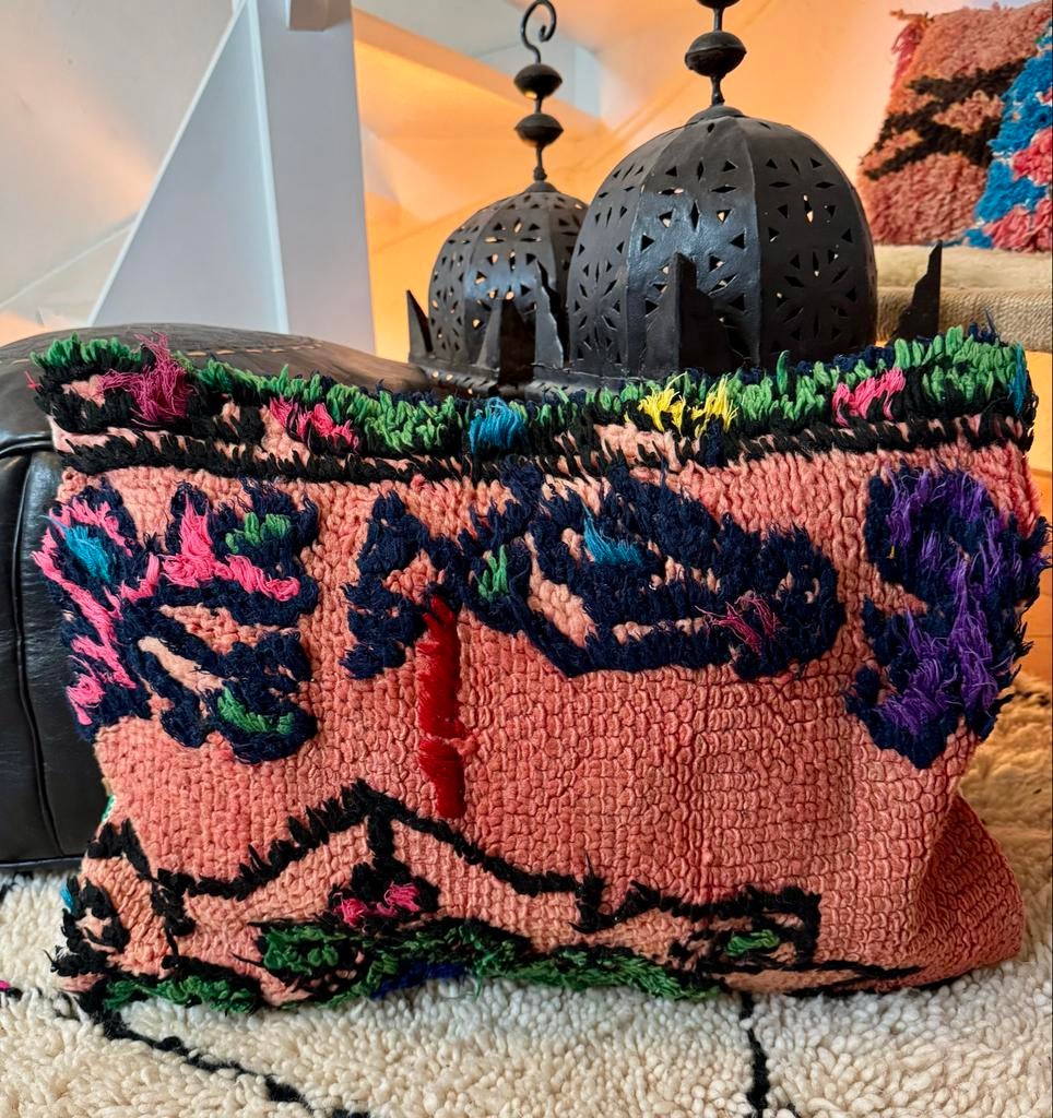 Prachtige leuke authentieke boho berber kussens, Huis en Inrichting, Woonaccessoires | Kussens, Ophalen of Verzenden, Zo goed als nieuw