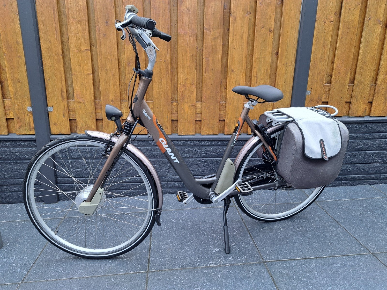 GIANT TWIST ELEKTRISCA FIETS, Ophalen of Verzenden, Zo goed als nieuw, 50 km per accu of meer, Overige merken