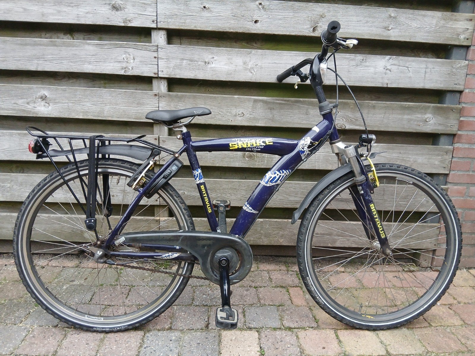 Batavus Snake jongensfiets 26 inch, Terugtraprem, Gebruikt, Versnellingen, Batavus Snake