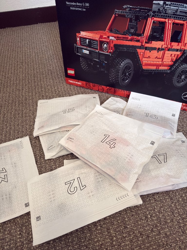 Lego Technic Mercedes-Benz G 500 4x4² (42110), Ophalen, Inclusief instructies, Lego, Zo goed als nieuw