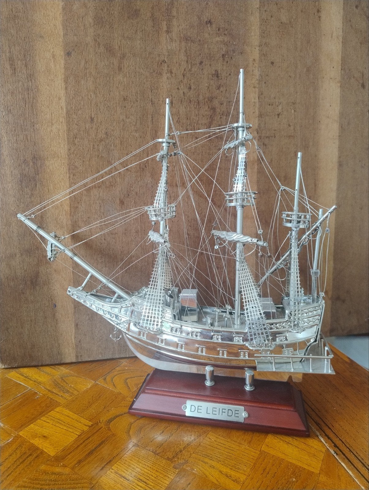 Gedetailleerd metalen schaalmodel VOC-schip 'De Liefde', Ophalen, Zo goed als nieuw, 1:50 tot 1:200, Overige merken