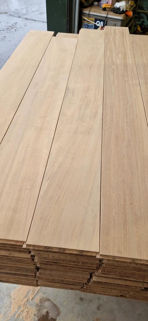 70M2 massieve Jatoba tropisch hardhout vloer #VERNIEUWD#, Gebruikt, 10 m² of meer, 10 tot 30 cm, Hout