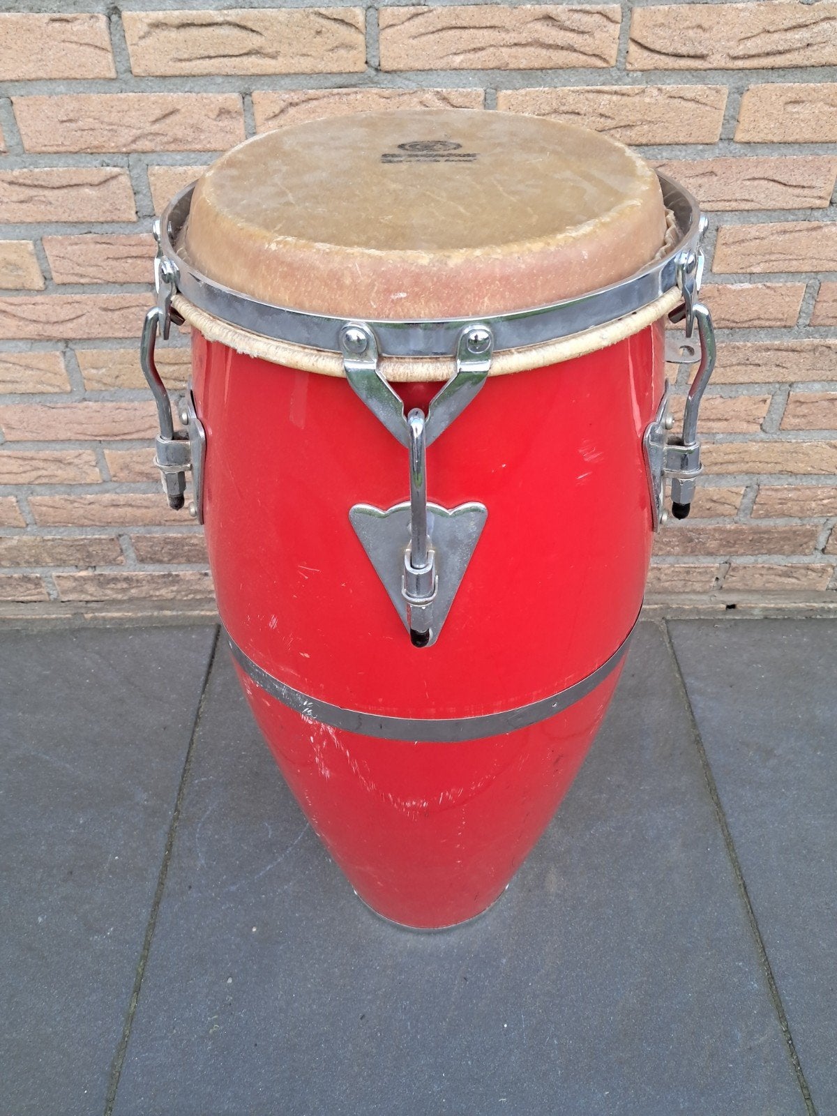 Supercussion Conga - Rode Percussie Trommel, Muziek en Instrumenten, Percussie, Ophalen