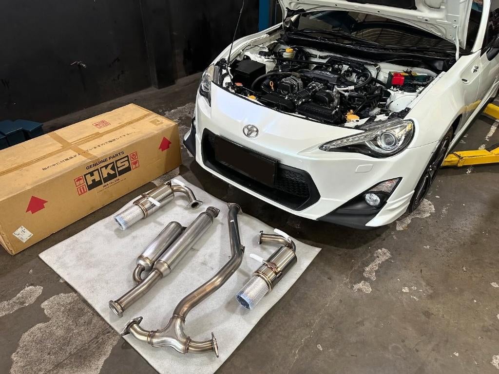 HKS Hi-Power Spec-L catback uitlaatsysteem - BRZ GT86, Ophalen of Verzenden