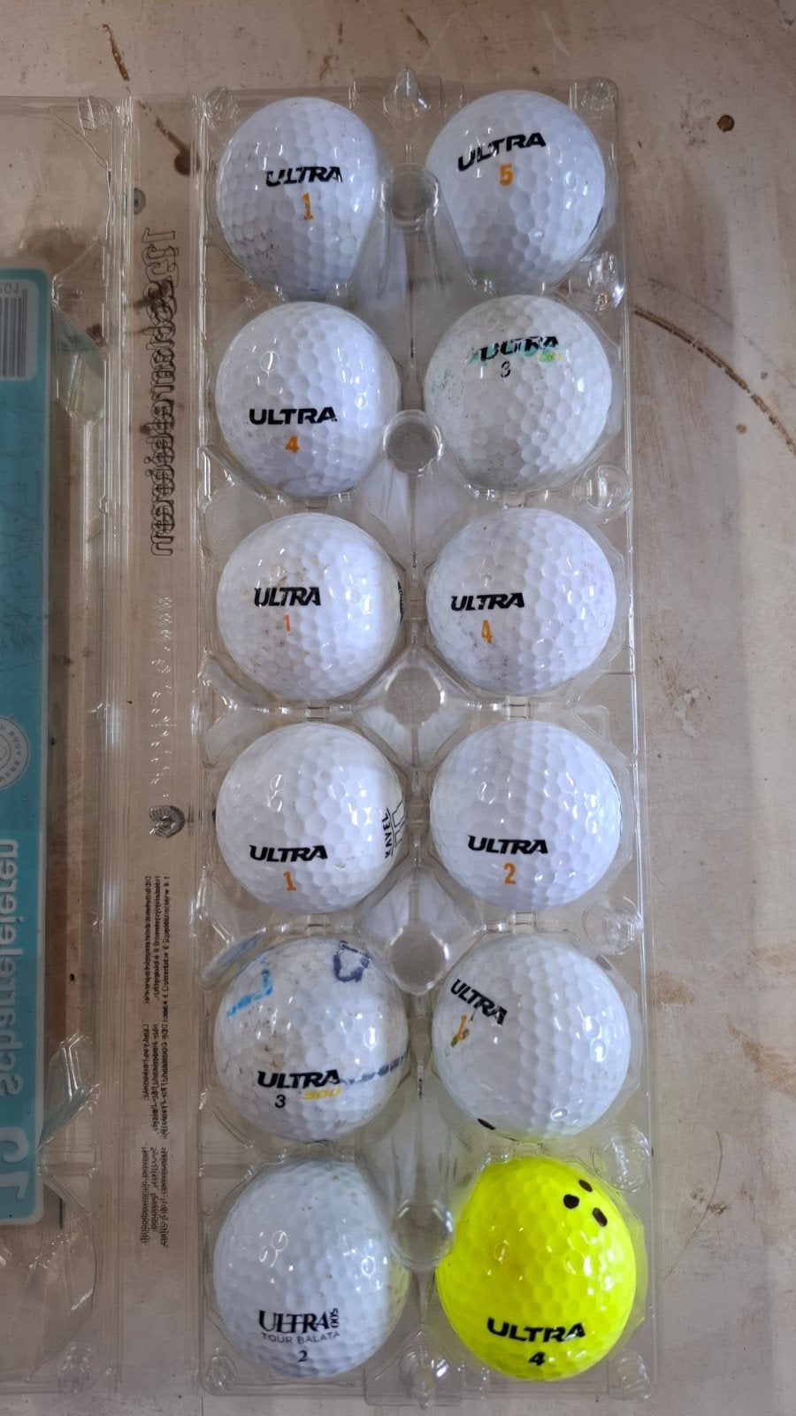 12st Wilson Ultra golfballen - Gebruikt, Ophalen of Verzenden, Gebruikt, Bal(len)