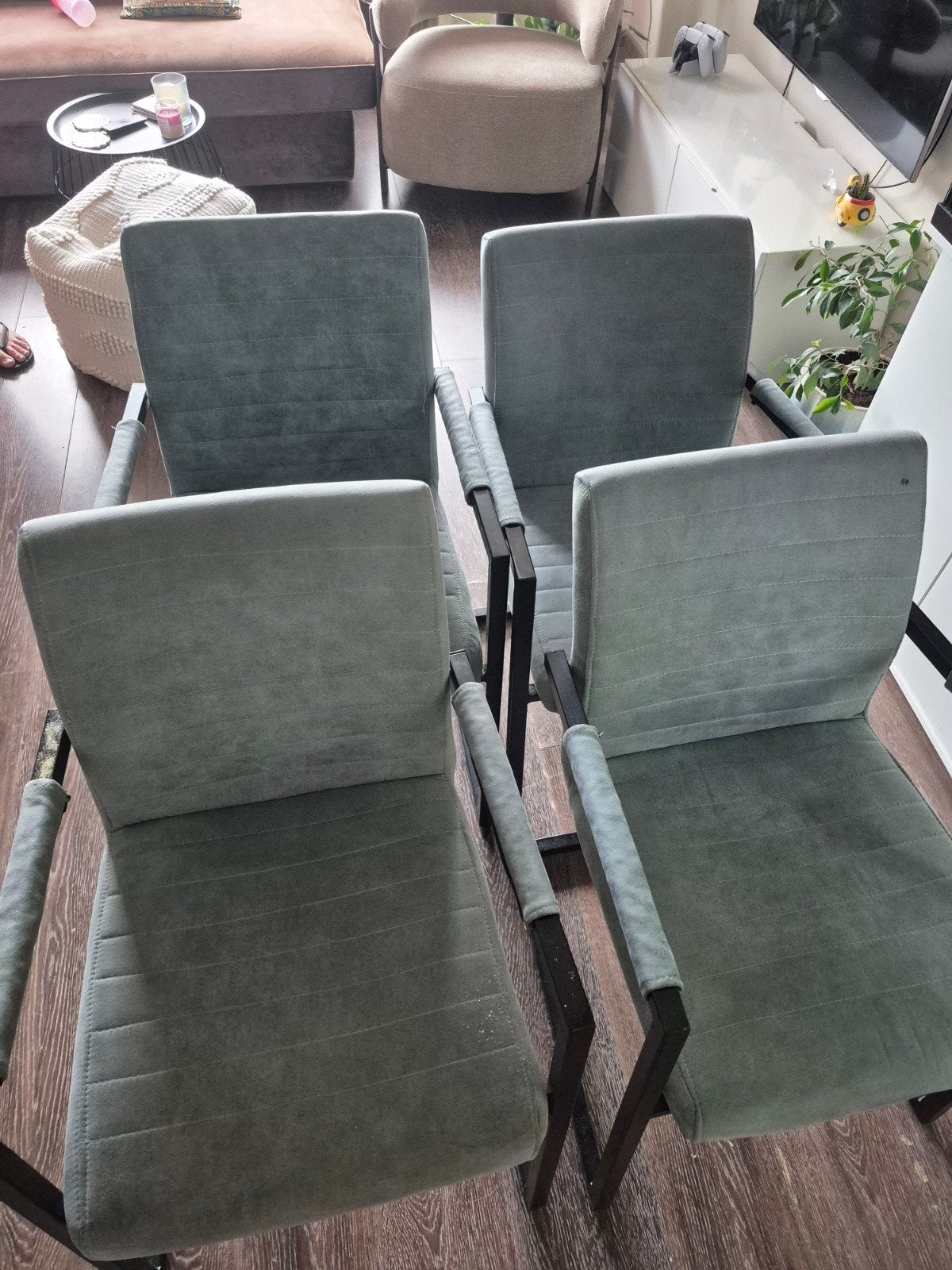 4 mooie stoelen, Huis en Inrichting, Ophalen, Gebruikt, Vier