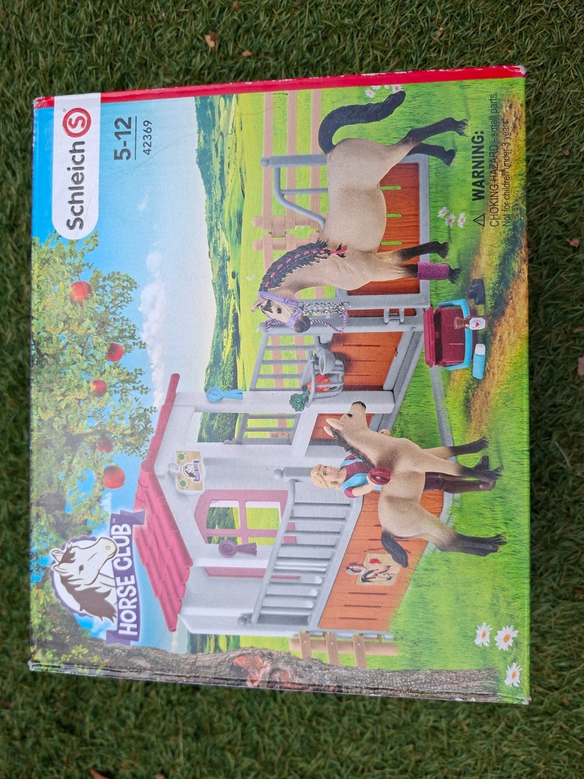 Schleich Paardenstal met merrie en veulen 42369, Ophalen, Zo goed als nieuw, Jongen of Meisje