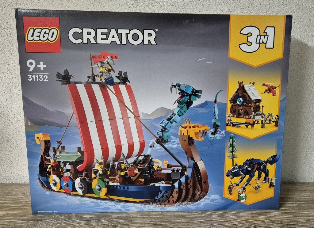 LEGO 31132 Creator Vikingschip en de Midgaardslang, Ophalen of Verzenden, Nieuw