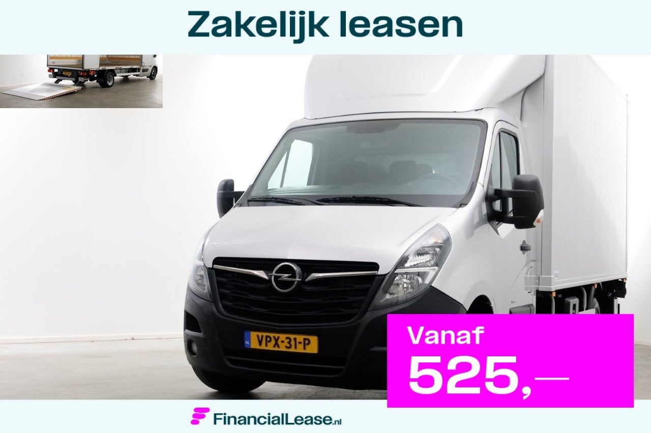 Opel Movano 2.3 Turbo 165pk Bakwagen met bovensluit-laadklep, Dealer onderhouden, Achterwielaandrijving, Gebruikt, Euro 6