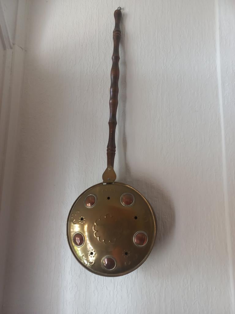 Antieke koperen bedpan, Antiek en Kunst, Ophalen of Verzenden
