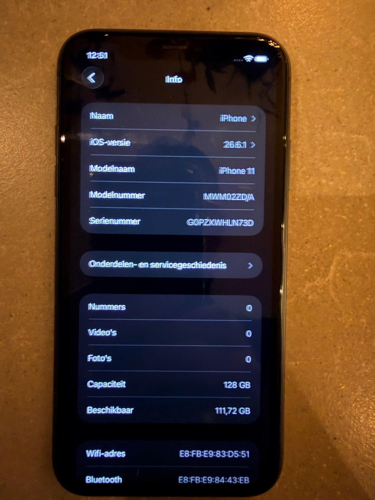 Foto 5 van iPhone 11 Zwart 128GB - Goede staat