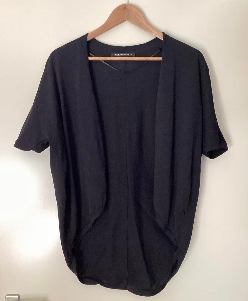 Expresso Vest met korte mouw maat S, Kleding | Dames, Truien en Vesten, Ophalen of Verzenden, Zo goed als nieuw, Maat 36 (S), Zwart