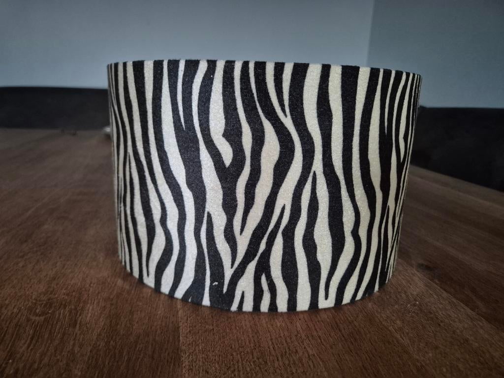 Lampenkap zebra, Ophalen of Verzenden, Rond