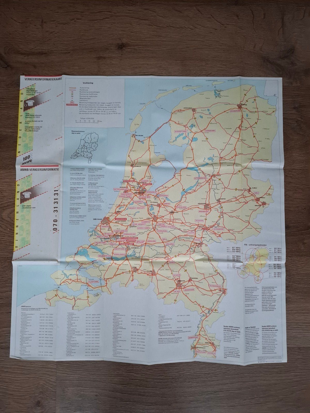 ANWB 1982, Gelezen, Ophalen of Verzenden, Landkaart, 1800 tot 2000