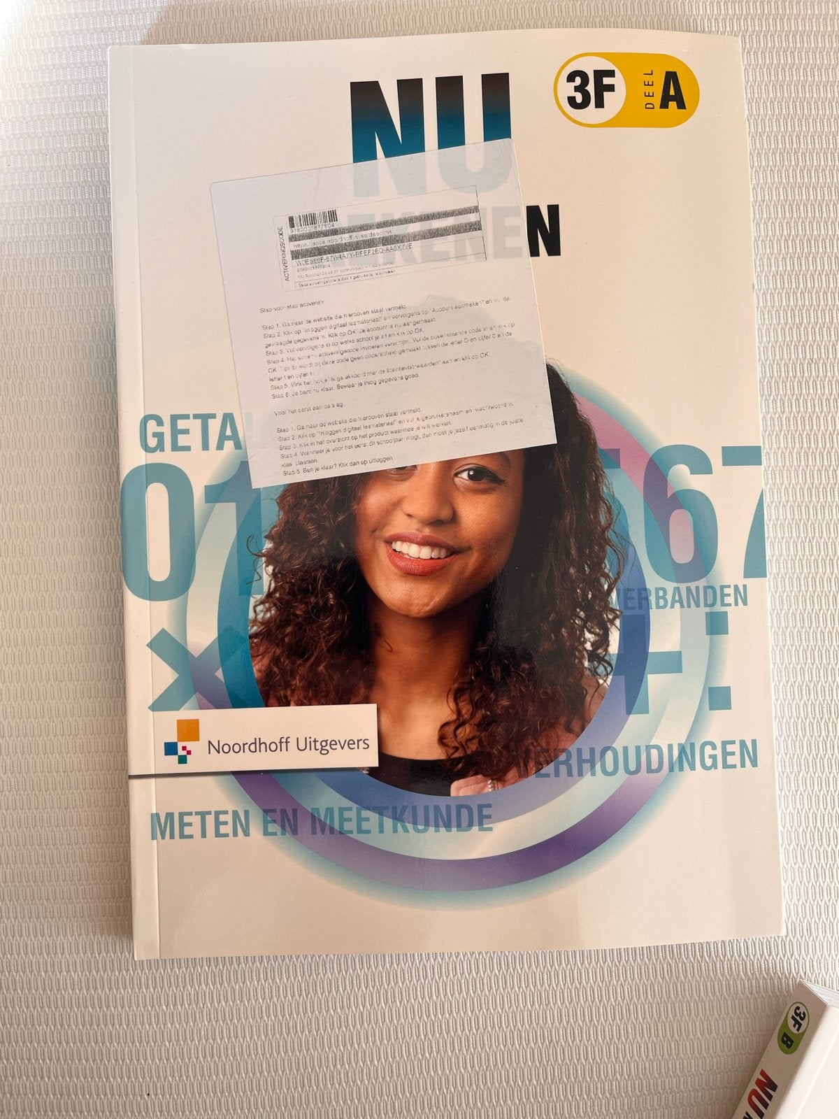 Nieuw Getal & Ruimte 3F deel A - Meten en Meetkunde, Boeken, Ophalen of Verzenden, Zo goed als nieuw, HAVO, Wiskunde A