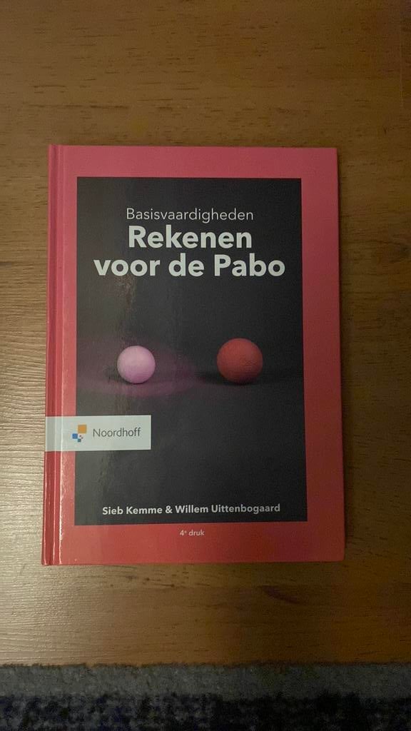 Basisvaardigheden Rekenen voor de Pabo, HBO, Zo goed als nieuw, Beta, Willem Uittenbogaard; Sieb Kemme