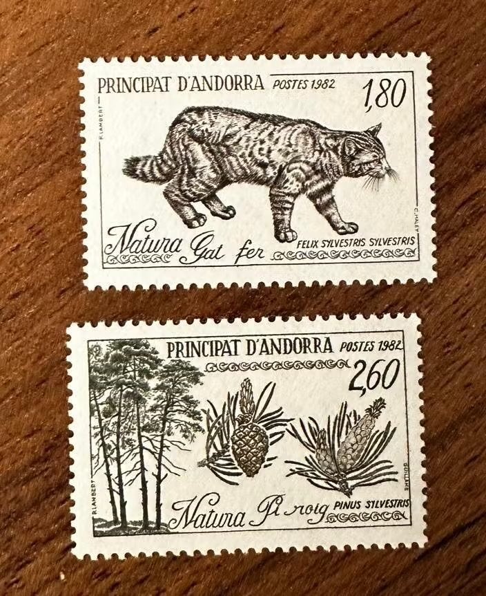 Frans Andorra 1982 Dieren Postfris Postzegels, Ophalen of Verzenden, Postfris
