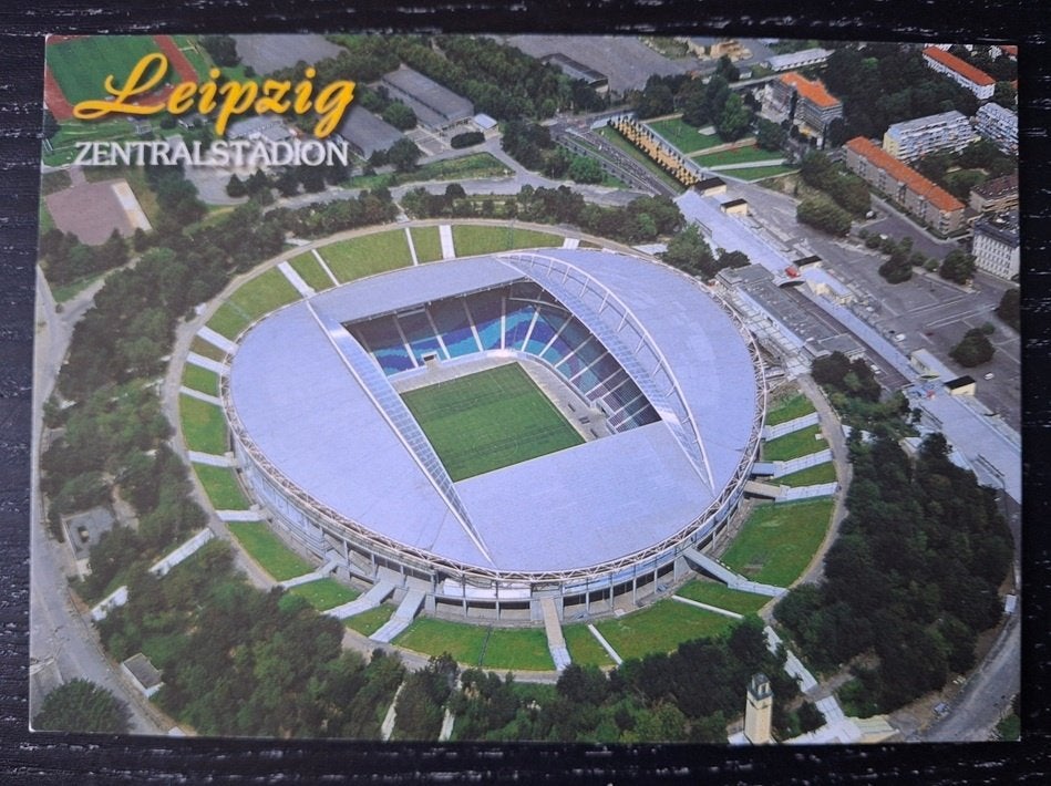 Stadion Ansichtkaart Leipzig, Ophalen, Zo goed als nieuw, Buitenlandse clubs, Poster, Plaatje of Sticker