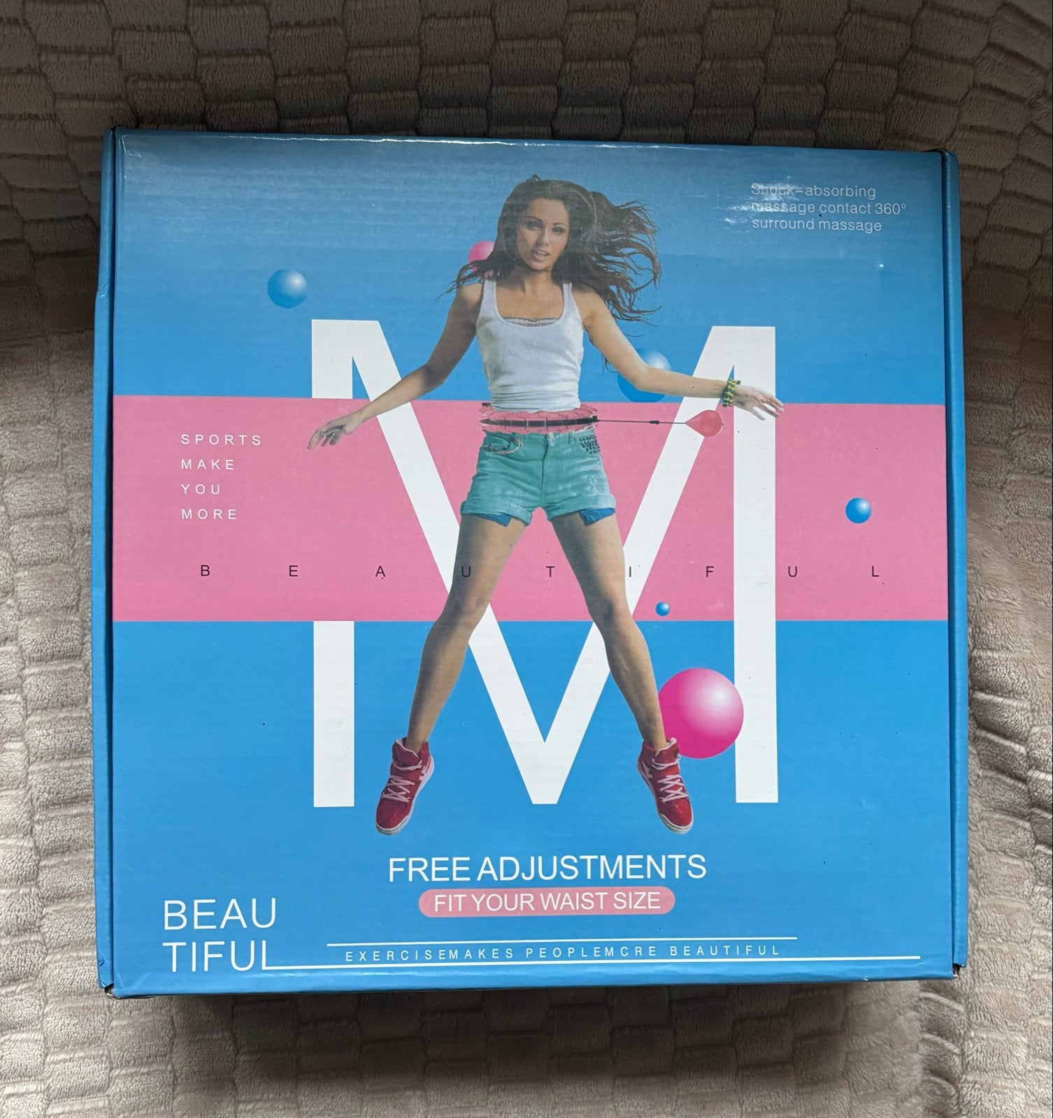 Verstelbare Fitness Hoelahoep met Schakels - Nieuw, Sport en Fitness, Hoelahoeps, Ophalen of Verzenden, Nieuw, Fitness hoelahoep