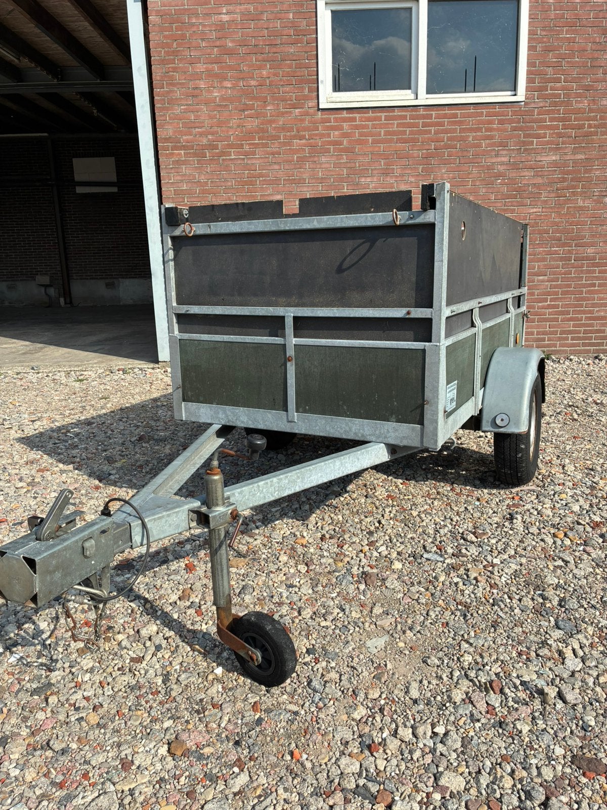 750kg Aanhanger met schotten, Ophalen, Gebruikt