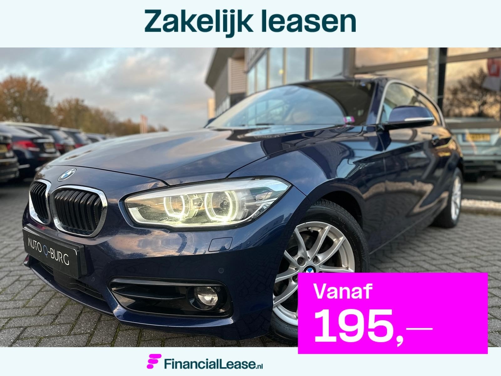 BMW 120D X-Drive Automaat | Schuifdak | Harman/Kardon | Lede, Automatische klimaatregeling, Blauw, Bedrijf, Diesel