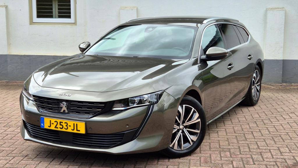 Peugeot 508 1.6 Puretech 180pk S&S Eat8 2020 Grijs, Auto's, 745 kg, 4 cilinders, 181 pk, Origineel Nederlands